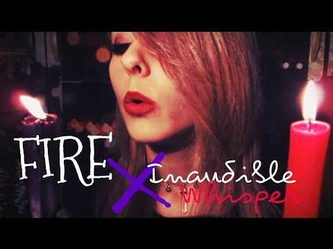 ASMR [HQ] *binaural* Candle Blowing; Inaudible Whisper; Fire Sounds; Positive Affirmations