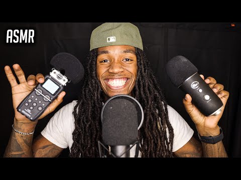 ASMR | ** REPEATING MY INTRO WITH 3 DIFFERENT MICS OVER 300,000 TIMES** ASMR RICH WHAT'S GOIN ON