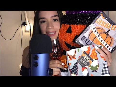 ASMR Dollar Store Halloween Haul! (tapping, whispers, scratching for sleep)