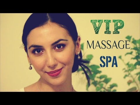 ASMR Role Play SPA & ASMR MASSAGE with LOTION SOUNDS