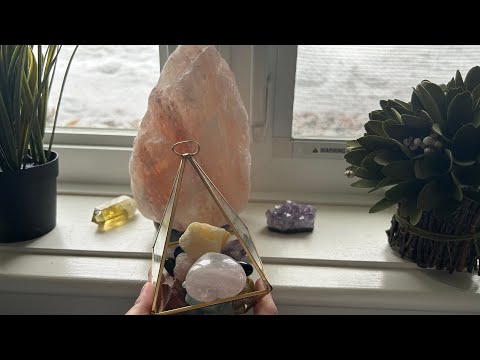LOFI ASMR | My Crystal Collection Part 1 (Whispering, Over Explaining, Page Sounds) 💎🤍