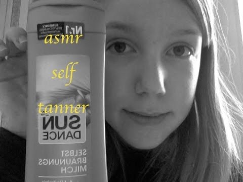 ASMR: self tanner, relaxing