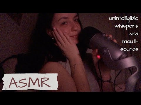 ASMR | Trying Mouth Sounds & Unintelligible Whispers