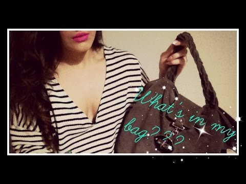 ASMR💤 - What's in my BAG?💙 // A lot of tingles😍 (tapping and scratching)