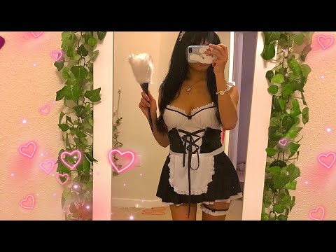ASMR maid relaxes u roleplay💗
