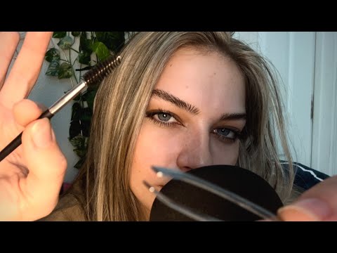 Doing Your Eyebrows with up close personal attention~ ASMR