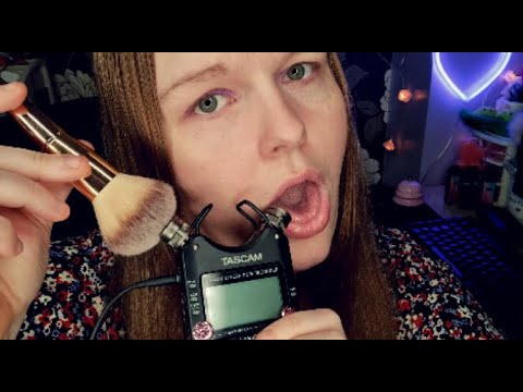 ASMR | INTENSE Cupped Mouth Sounds👅 Brushing, No Cover (NO TALKING)