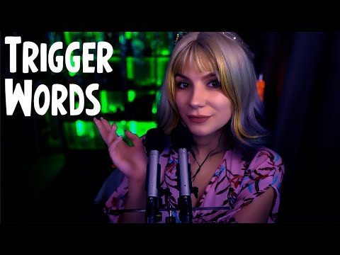 ASMR Trigger Words 💎 Semi-Inaudible Whisper, Skyrim Music
