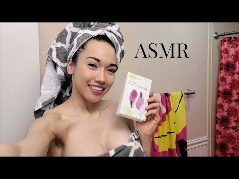 ASMR Duvolle Sonic Face Brush (Get A Facial With Me)