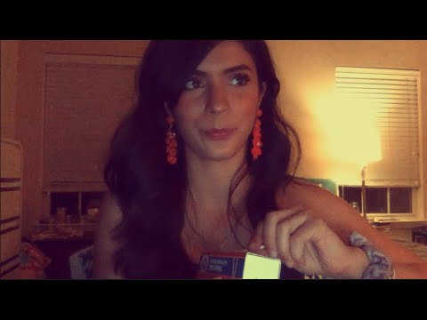 ASMR Lighting 100 Matches on Fire Whispers Tingles Girl Tapping Counting