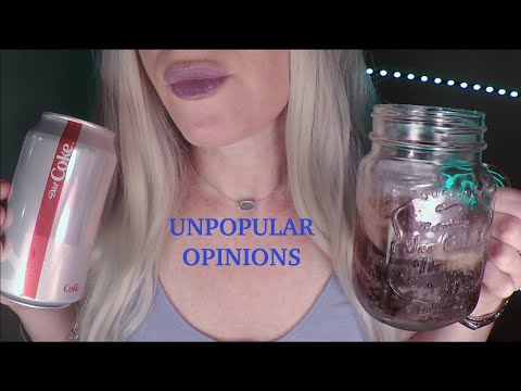 ASMR Gum Chewing,  Drinking Coca Cola | Unpopular Opinions | Tingly Whisper