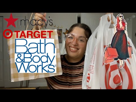 ASMR Haul Video| Target, Bath & Body Works, Macys- Awesome finds! 🛍️