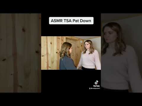 ASMR Real Person TSA Pat Down ft Katherina ASMR