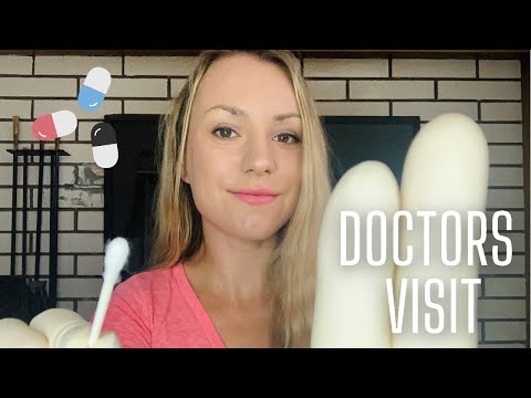 DOCTORS VISIT ASMR | Checking Your Nose/Ears/Throat | Face Touching Medical | Doctor Roleplay ASMR