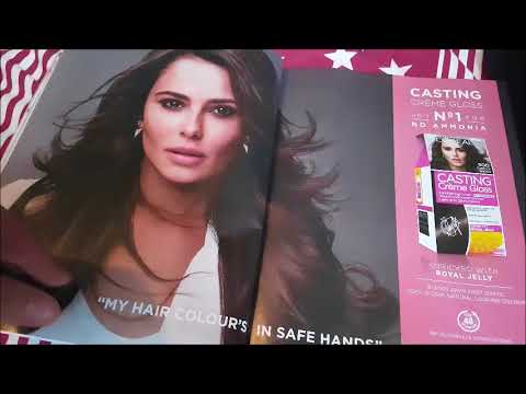 Asmr - Looking through Magazines - Close Up Whispering Tracing Tapping etc!