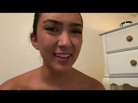 ASMR brushing your hair. plus mouth sounds (super tingly)
