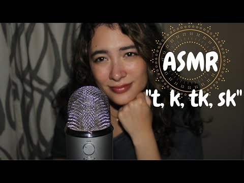 ASMR ❇️ trigger word sounds (t, k, tk, sk)