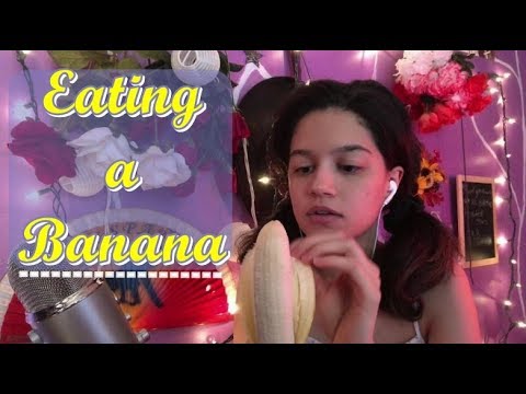 ASMR~ Eating a Banana