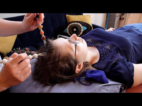 Reiki Session & Palm Reading to Clear Her Aimless Energy | Real Person ASMR