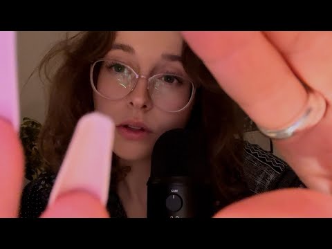 ASMR sensitive trigger words (face touching, word tracing, mouth sounds)