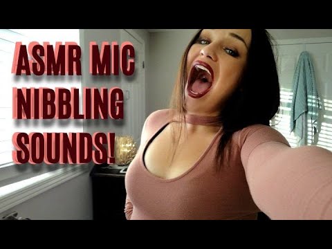 ONE MINUTE ASMR MIC NIBBLING SOUNDS!