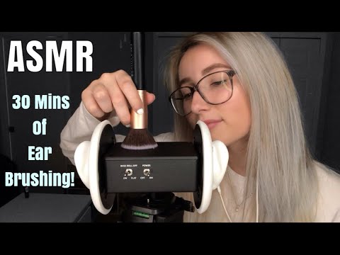ASMR || 3Dio Ear Brushing ~ all up in your ears ✨✨