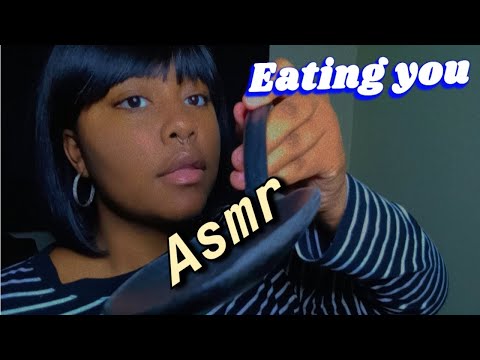 ASMR Eating You ~ Screen Tapping & Mouth Sounds