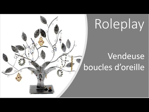 ASMR Roleplay vendeuse boucle d'oreille