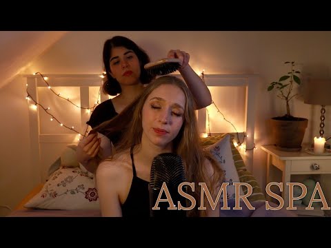 MASSAGE & HAIR BRUSHING ✨ ASMR with layered sounds