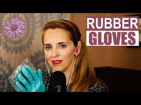 ASMR - RUBBER GLOVES | ✋Gloves, Spiky Ball, Plastic Packaging, Bag ✋ | Whispers, Tapping