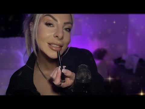 ASMR Clicky Whisper Makeup Get Ready With Me - My Everyday Makeup Tutorial & Favorite Products