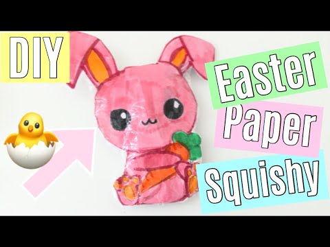 DIY EASTER Paper Squishy!🐣🌷Super Easy!