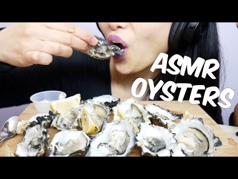 ASMR FRESH Raw Oysters (EATING SOUNDS) No Talking | SAS-ASMR