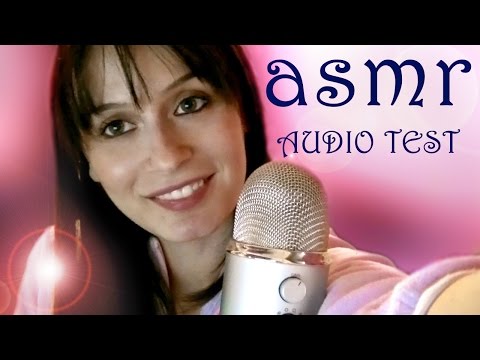 BLUE YETI Mic Audio Test for ASMR 🎤 Whispering 🎧