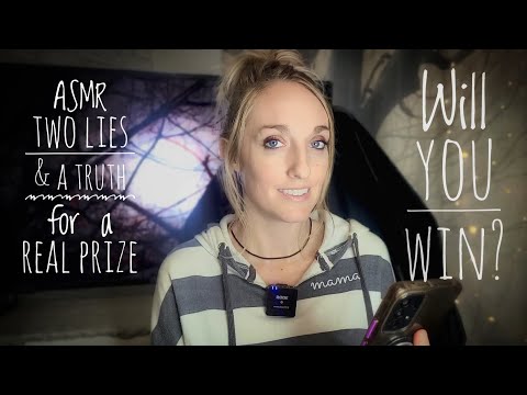 ASMR | Two Lies and a Truth | Winner Gets an actual "Prize" 🥳 | (One Week) BONUS VIDEO