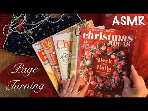 ASMR Christmas Magazine flip/2019 (No talking)