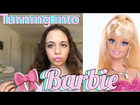 Turning into BARBIE!!! Full makeover!