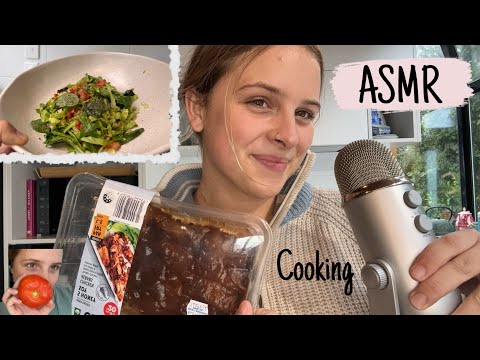 ASMR // Cooking and Cooking sounds // Tapping, Chopping