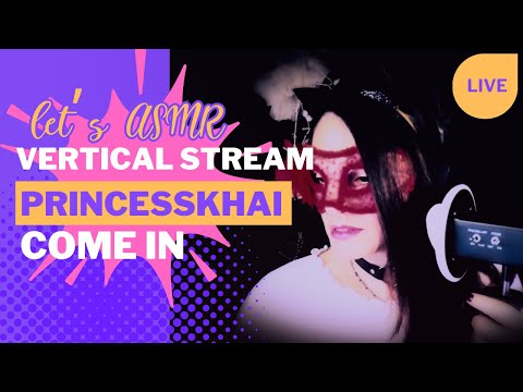 [ENG/ESP/FR]💜🎧+18 (3DIO) ASMR Khai whispers to you, Mouth sounds, relax & more💜 Vertical stream