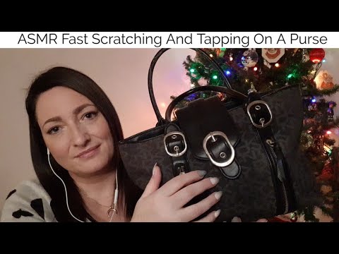 ASMR Purse Scratching And Tapping