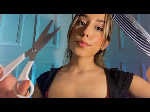 ASMR Haircut Role play (personal attention) Hair salon ✂️