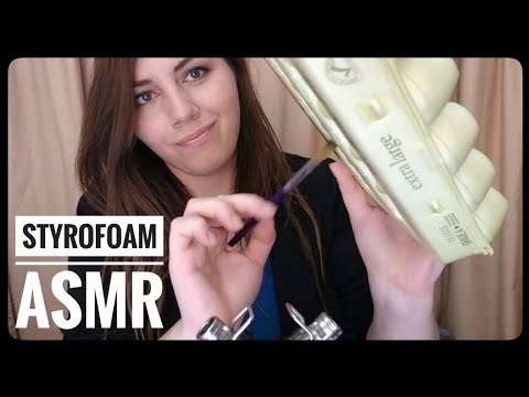 Styrofoam ASMR (Tapping, Scratching, Destroying)