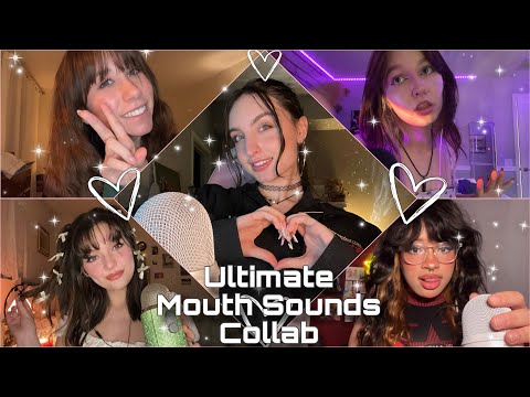 ASMR | THE ULTIMATE FAST & AGGRESSIVE MOUTH SOUNDS COLLAB!!! 🦋 ( UNPREDICTABLE TINGLES )