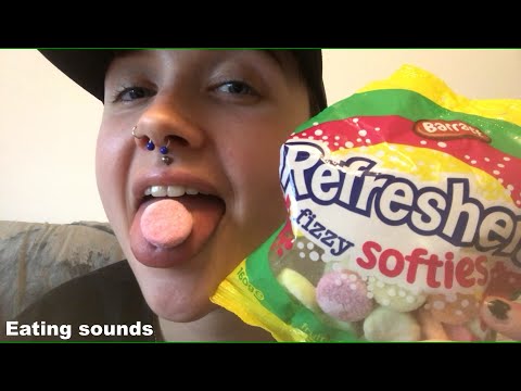 ASMR Refresher Softies Candy [Eating Sounds]