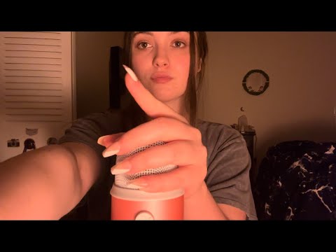 ASMR | bare mic gripping/scratching, camera tapping, microfiber towel, tingly frog, + more 🐸