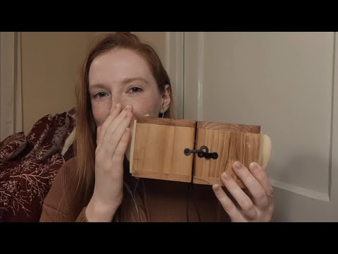 [ASMR] Fast Inaudible Whispering 🤫 and Gum Chewing~ Ear and Wood Tapping (Binaural)