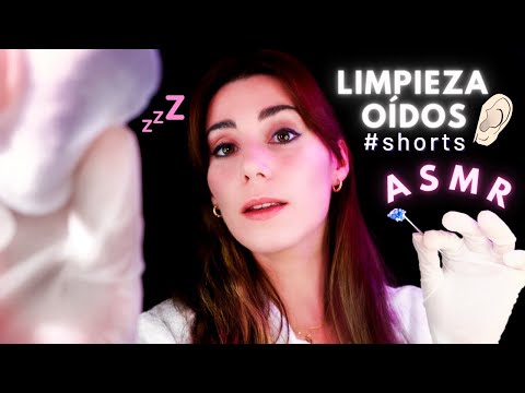 ASMR MÉDICO 👩‍⚕️💤 LIMPIEZA y EXAMEN de OÍDOS (Roleplay en Español) #shorts #asmr
