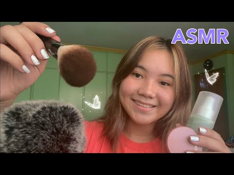ASMR | FAST MAKE-UP APPLICATION | mouth sounds & visuals ✨