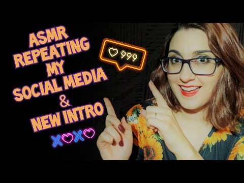 ASMR Whisper Repeating All my Social Media ~ NEW 📸 (Up-close, Intense & Personal)