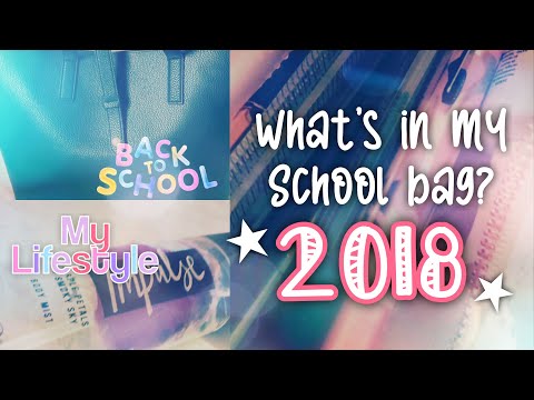 what’s in my school bag? 💓 2018